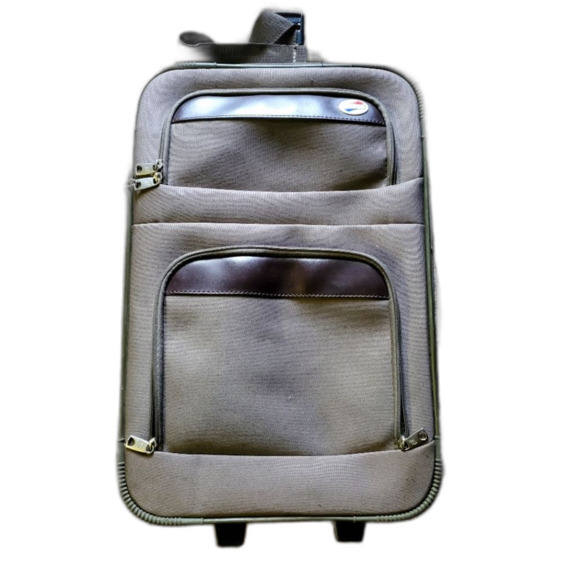 American Tourister Softside Rolling Suitcase Carry-on Luggage - Brownish Green - Picture 1 of 10